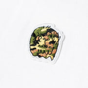 Forty Ben Camo Logo Badge White T-Shirt