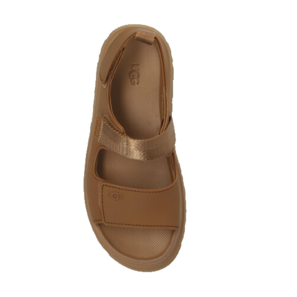 UGG GoldenGlow Bison Brown Sandals – Retro Designer Wear