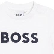 BOSS Baby Printed Logo White T-Shirt