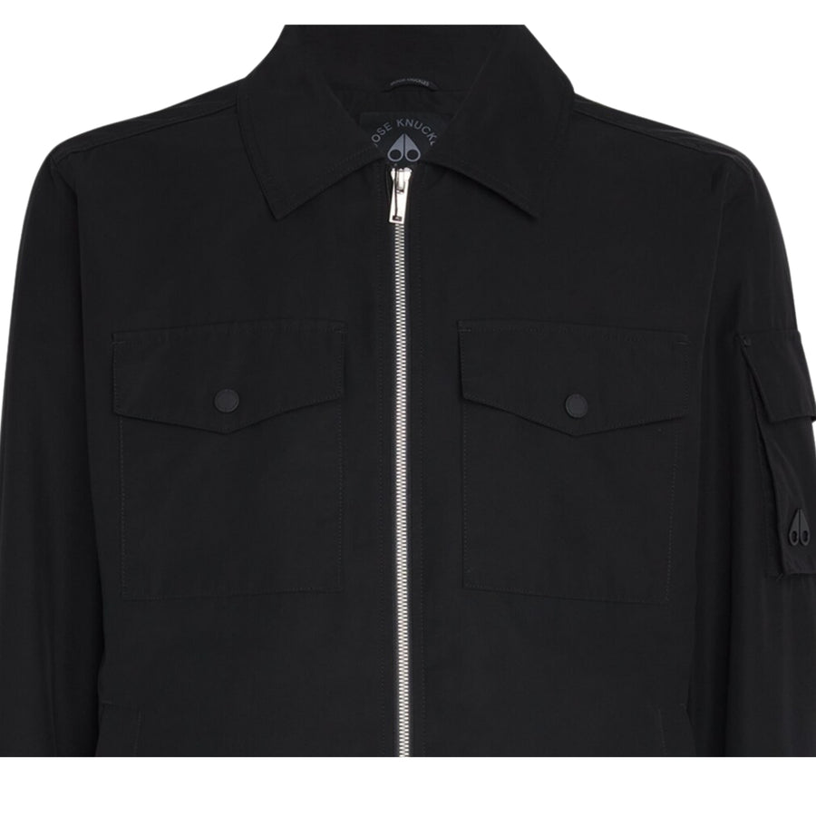Moose Knuckles Charlesbourg Black Overshirt