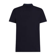 Tommy Hilfiger Mercerised Pique Navy Zip Polo Shirt