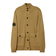 Pretty Green Temperance Funnel Neck Camel Knit Sweater