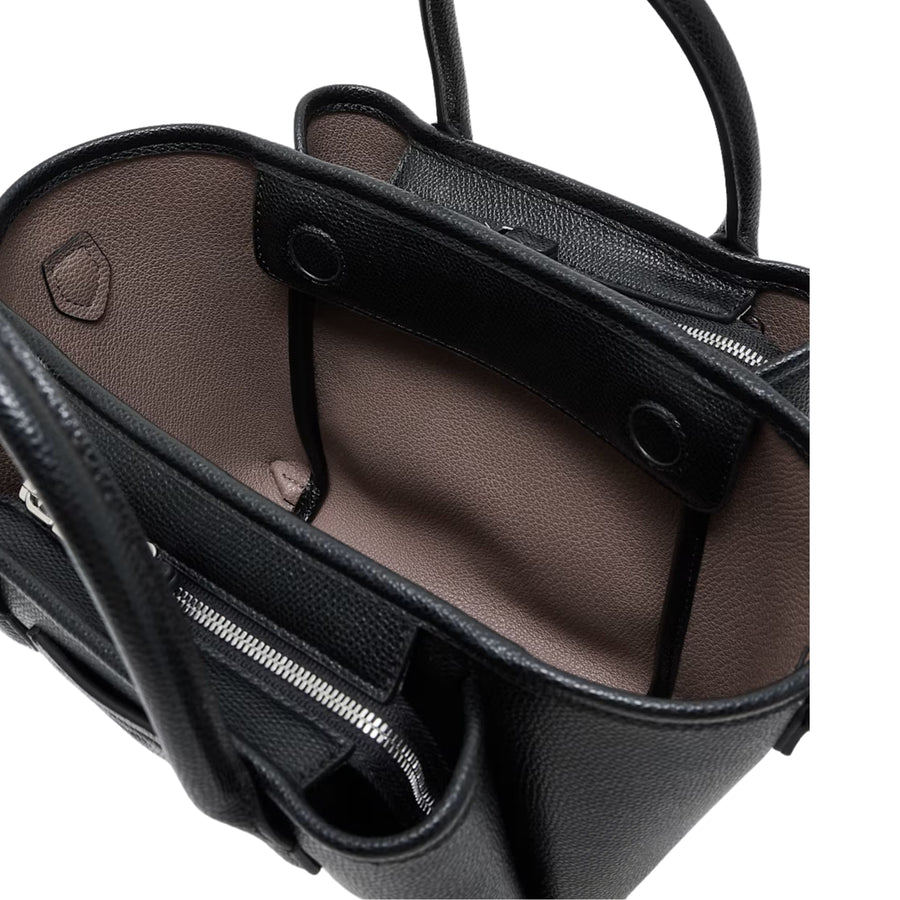 Emporio Armani Logo Small Black Tote Bag