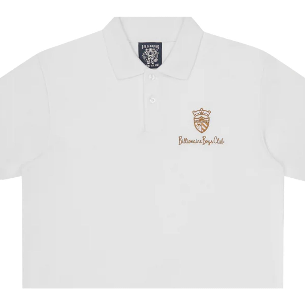 Billionaire Boys Club Clubhouse White Polo Shirt