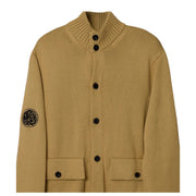 Pretty Green Temperance Funnel Neck Camel Knit Sweater