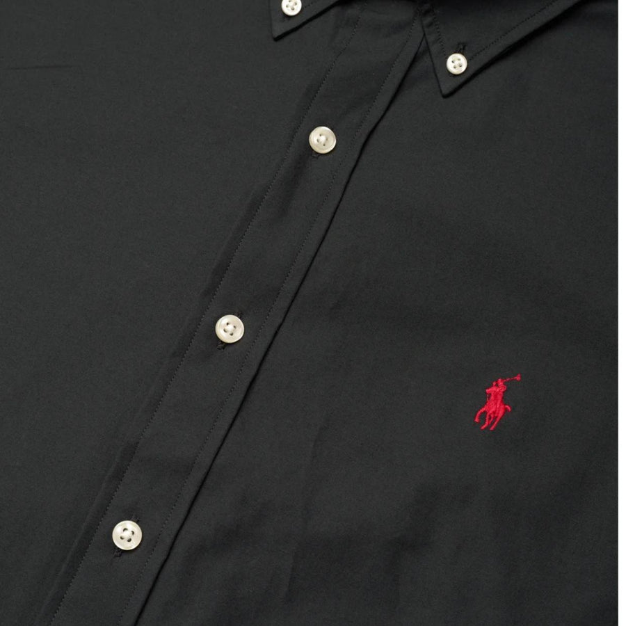 Polo Ralph Lauren Custom Fit Black Poplin Shirt