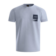 BOSS Printed Logo Artwork Light Grey T-Shirt