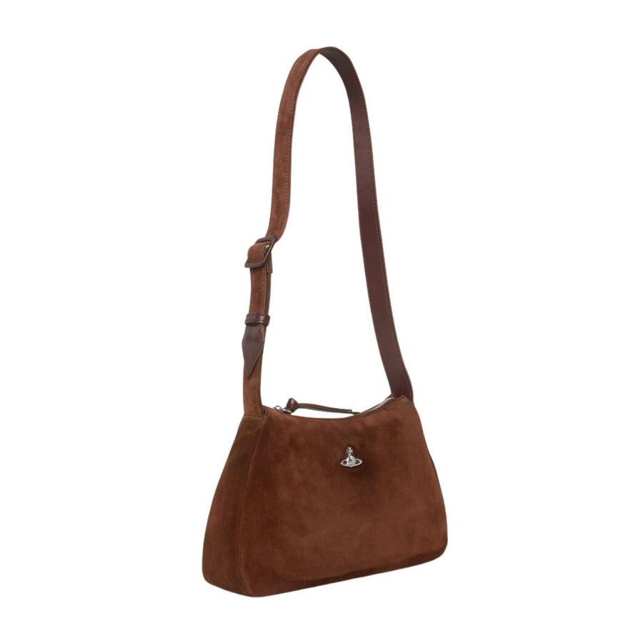 Vivienne Westwood Kate Chocolate Brown Shoulder Bags