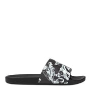 Versace Jeans Couture Outline Barocco Black Sliders