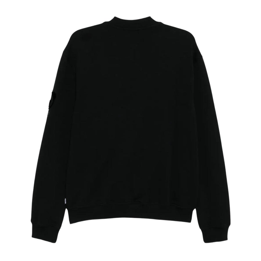 Moschino Underwear Teddy Bear Motif Logo Black Zip-Up Sweatshirt