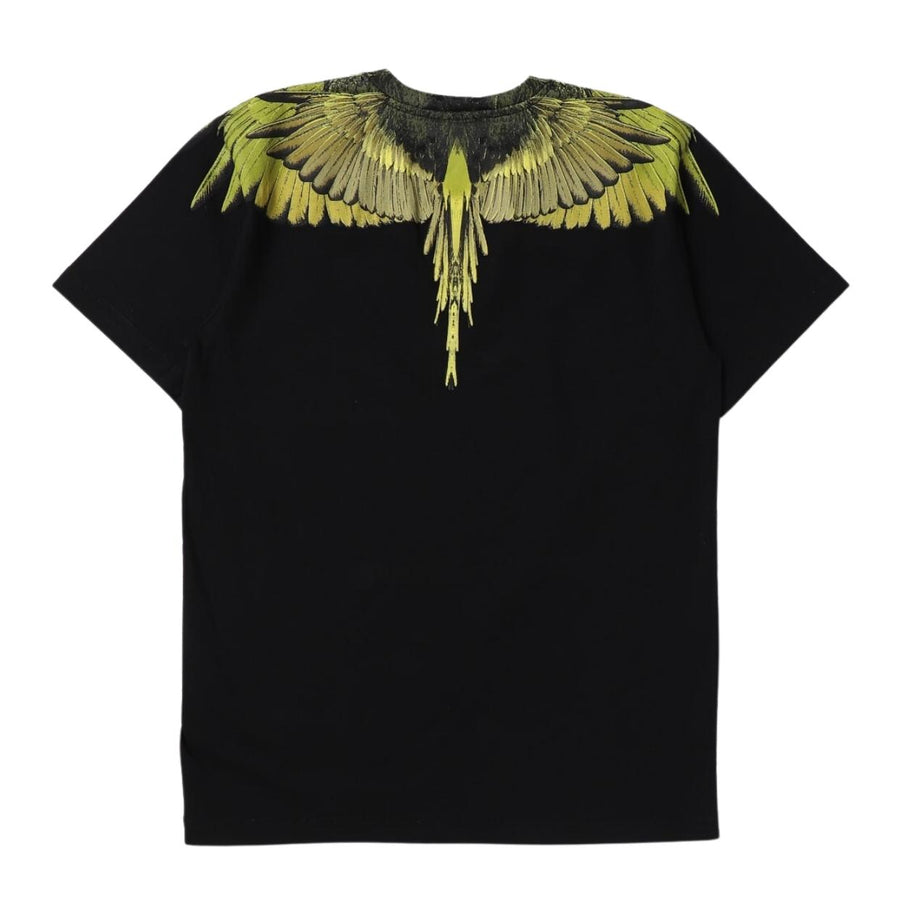Marcelo Burlon Icon Wings Black & Lime T-Shirt