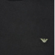 Emporio Armani Bodywear Patch Logo Black T-Shirt