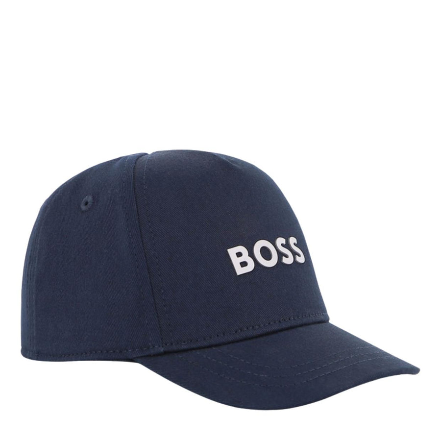 BOSS Baby Contrast Embossed Print Logo Baseball Cap