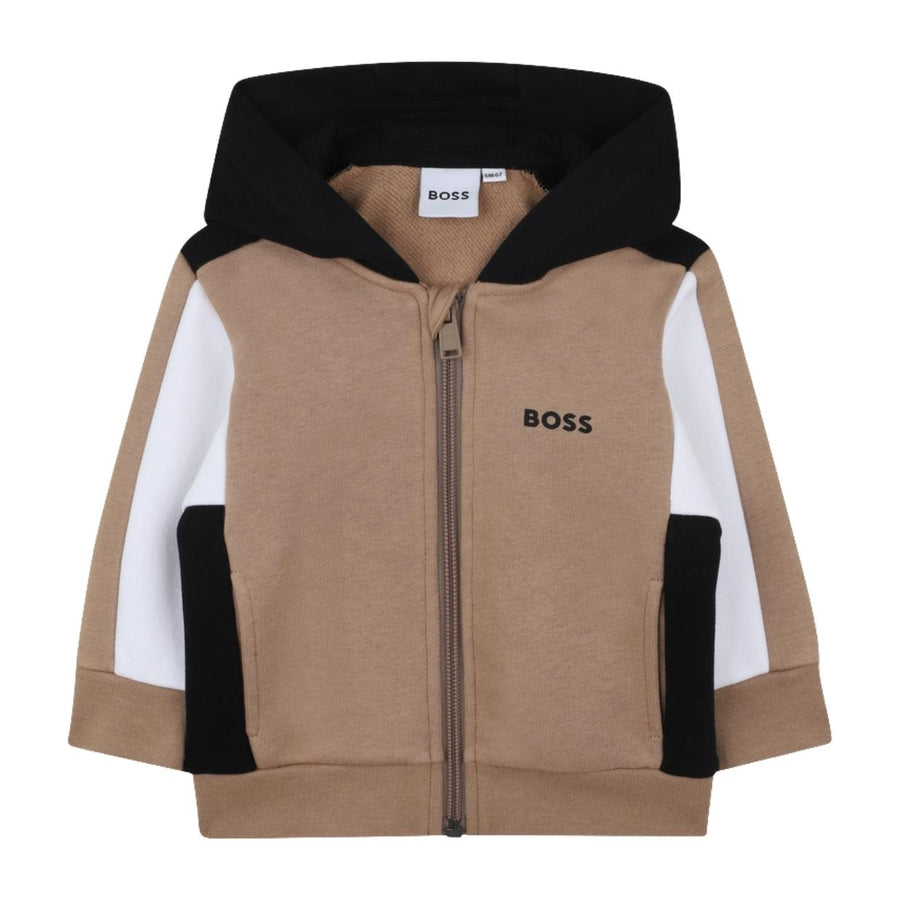 BOSS Baby Colourblock Print Logo Cookie Tracksuit Set