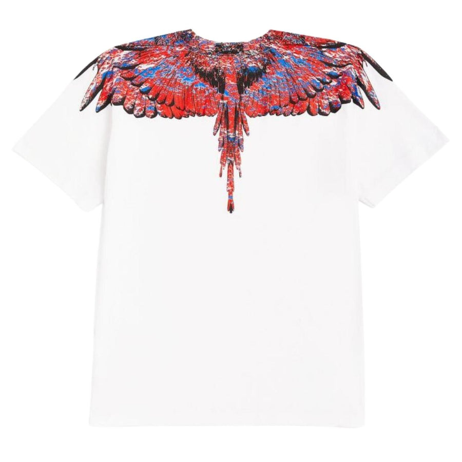 Marcelo Burlon Lunar Wings White & Pink T-Shirt