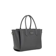 Emporio Armani Logo Small Dark Grey Tote Bag