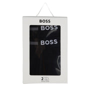 BOSS Kids Stretch Cotton Black Two-Pack Boxers
