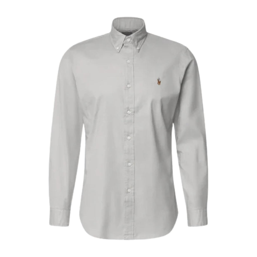 Polo Ralph Lauren Custom Fit Grey Oxford Shirt