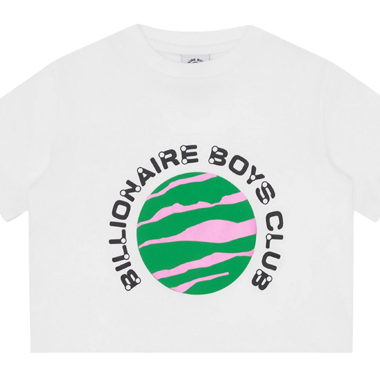 Billionaire Boys Club Kids Printed Planet White T-Shirt