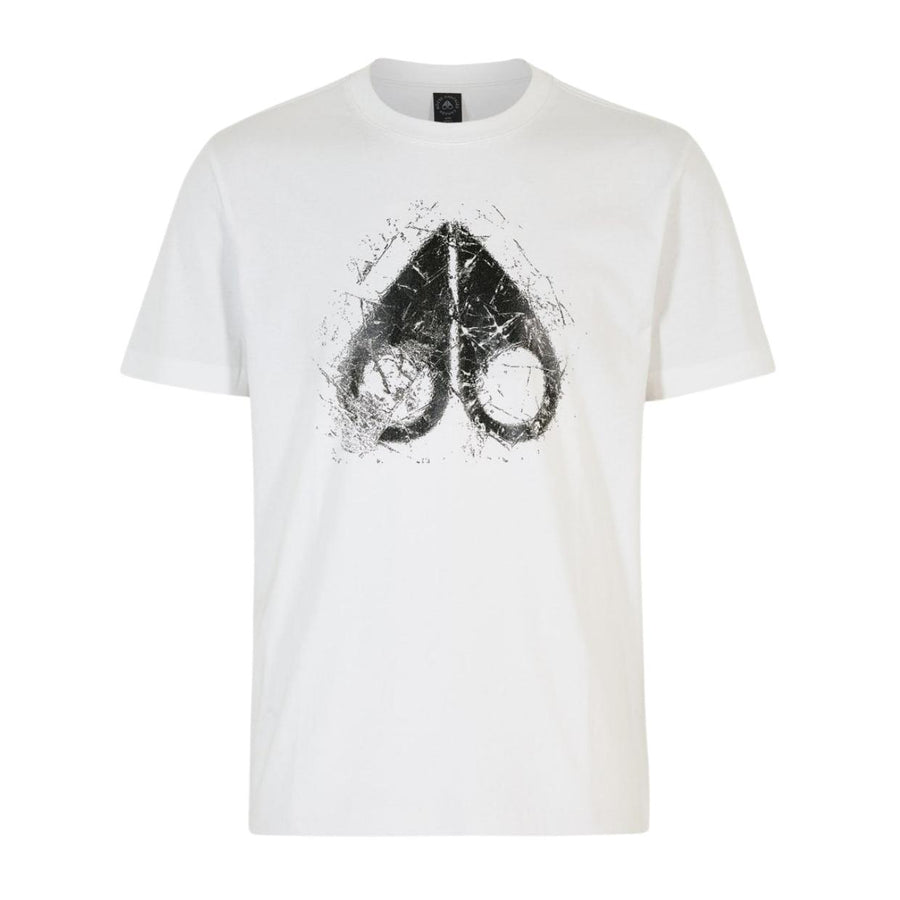 Moose Knuckles Icebreak Logo White T-Shirt