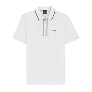 BOSS Philix GOC Slim Fit White Polo Shirt