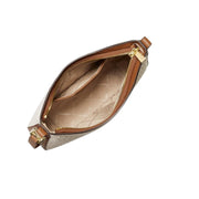 Michael Kors Kensington Vanilla/Acorn Large Crossbody Bag