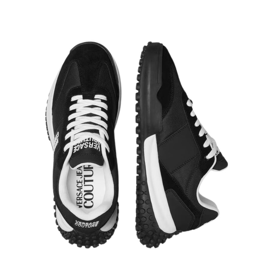 Versace Jeans Couture Logo Hybrid Black Trainers
