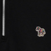 Paul Smith Zebra Logo Patch Black Half Zip Sweatshirt