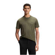 BOSS Stretch Cotton Logo Dark Green T-Shirt