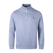 Paul Smith Zebra Logo Patch Half Zip Sweatshirt