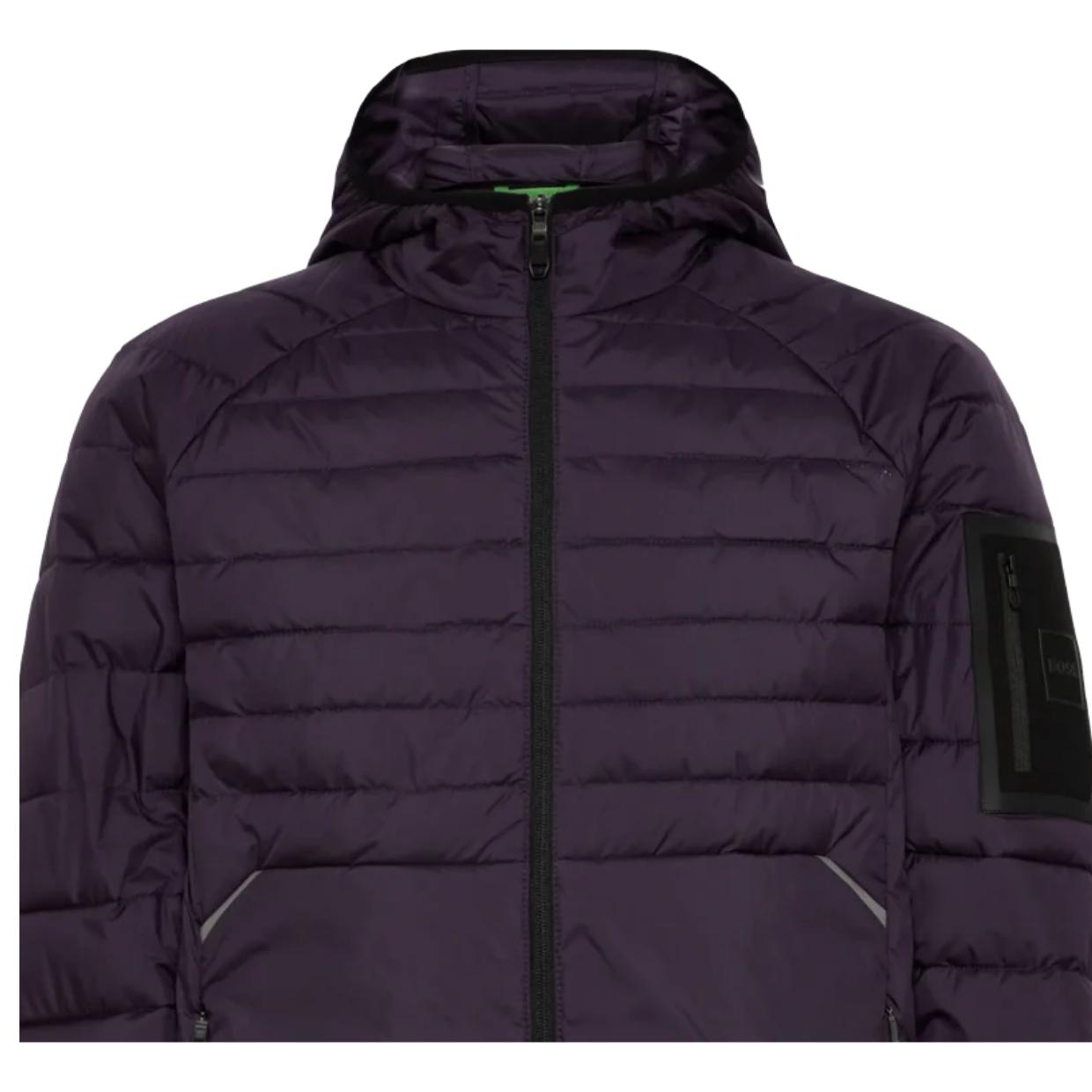 BOSS OW Urbanex Water-Repellent Purple Hooded Jacket