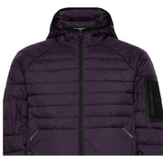 BOSS OW Urbanex Water-Repellent Purple Hooded Jacket