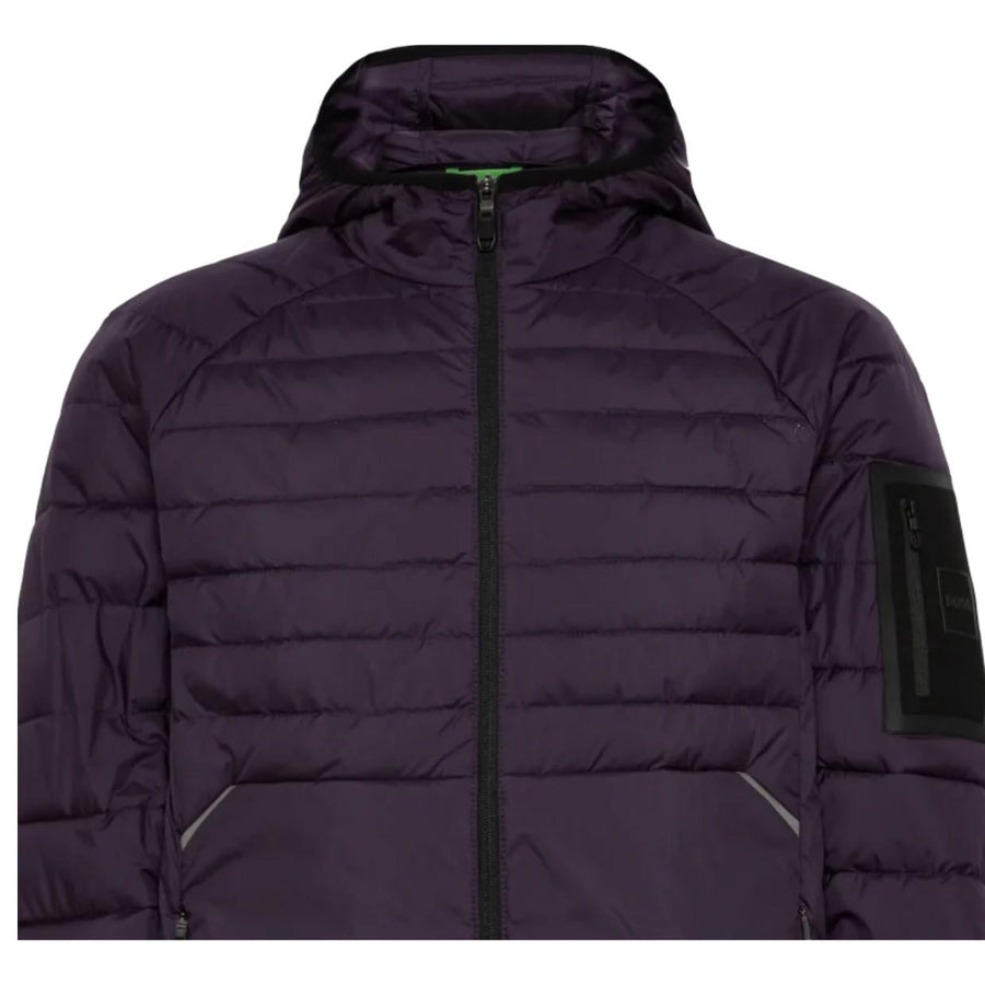 BOSS OW Urbanex Water-Repellent Purple Hooded Jacket