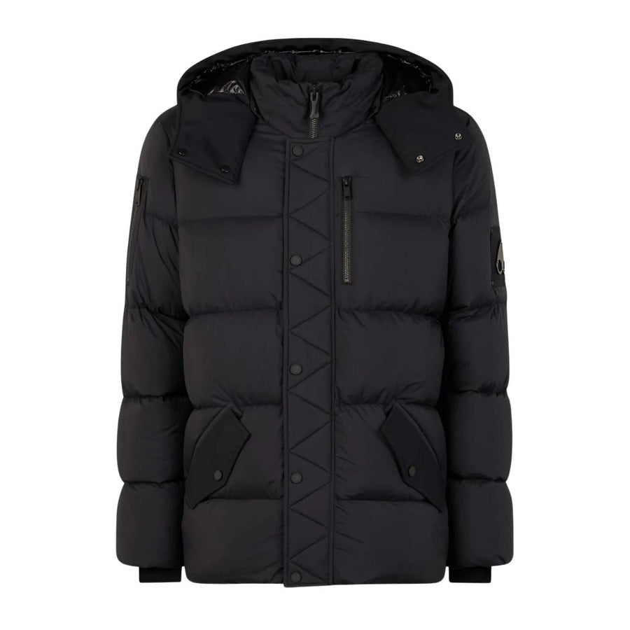 Moose Knuckle Everest 3Q Black Puffer Jacket - Main Image