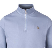 Paul Smith Zebra Logo Patch Half Zip Sweatshirt