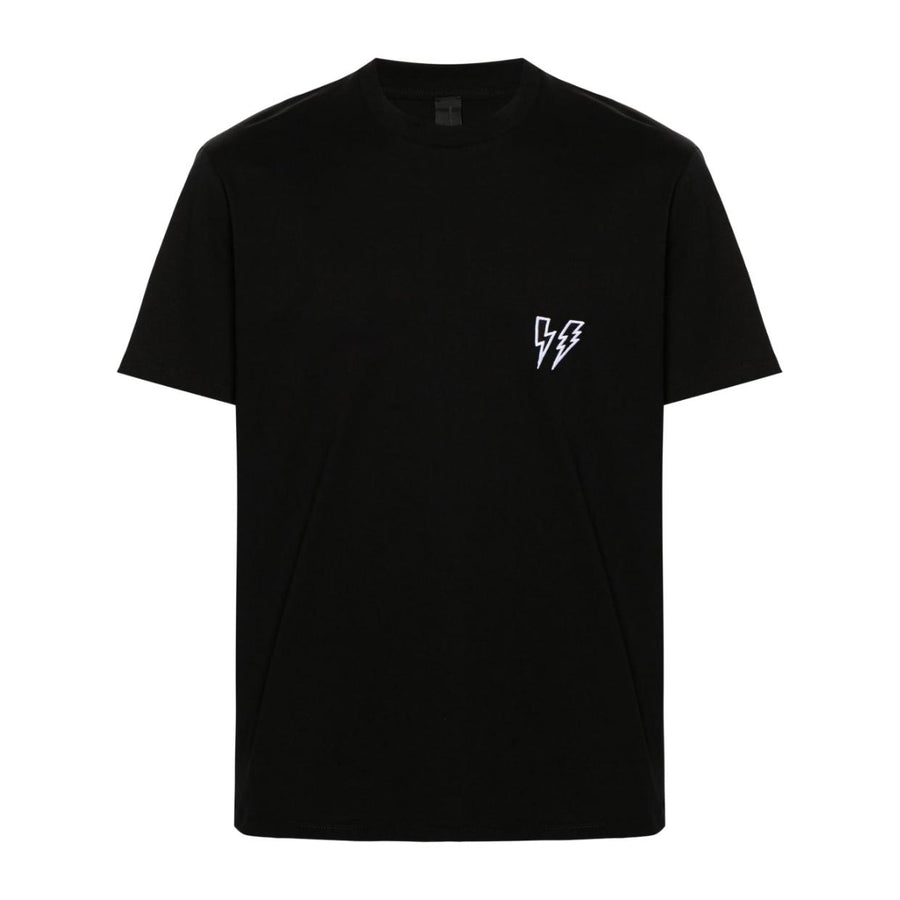 Neil Barrett Slim Fit Double Bolt Black T-Shirt