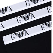 Emporio Armani Contrast Logo Stretch Jersey Three-Pack Boxer