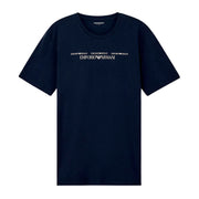 Emporio Armani Bodywear Stretch Cotton Navy T-Shirt