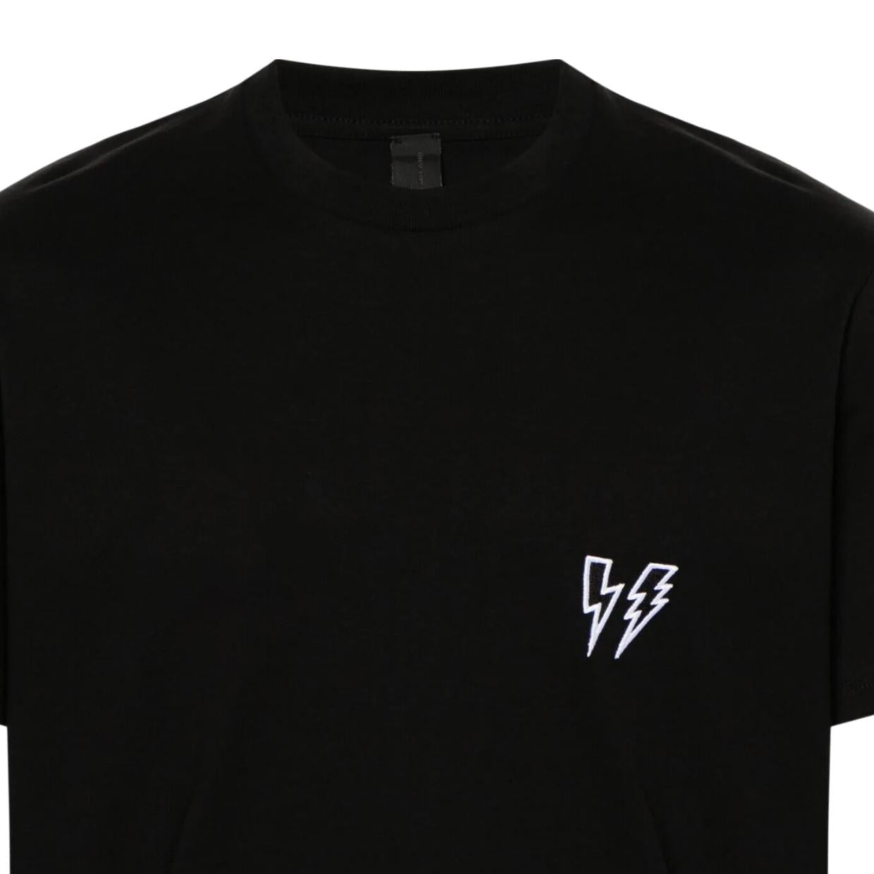 Neil Barrett Slim Fit Double Bolt Black T-Shirt