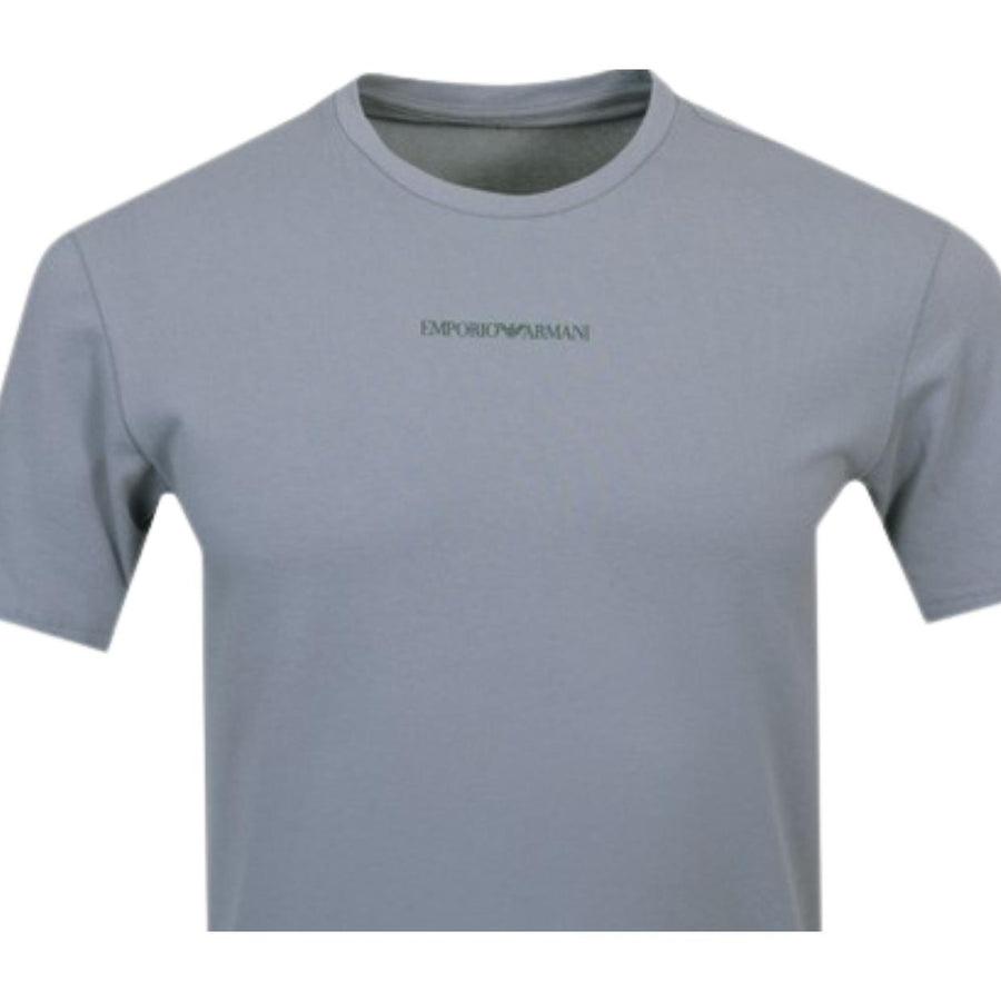 Emporio Armani Bodywear Soft Stretch Blue T-Shirt