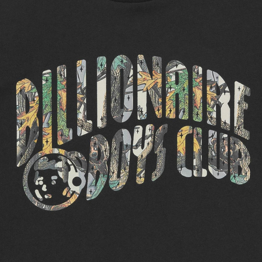 Billionaire Boys Club Kids Tree Camo Arch Logo Black T-Shirt