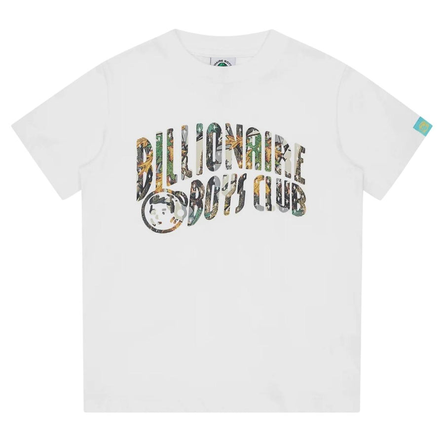 Billionaire Boys Club Kids Tree Camo Arch Logo White T-Shirt