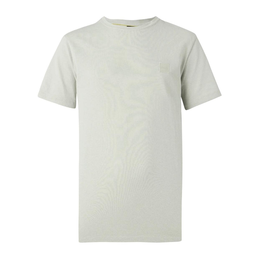 BOSS Logo Patch Tales Light Grey T-Shirt