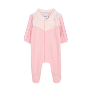 BOSS Baby Logo Tape Pink Babygrow