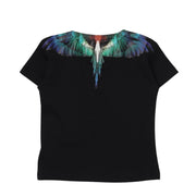 Marcelo Burlon Baby Icon Wings Black & Blue T-Shirt