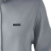 BOSS Embroidered Logo Motion Regular Fit Light Grey Shirt