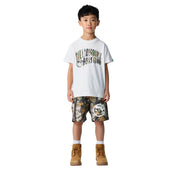 Billionaire Boys Club Kids Tree Camo Arch Logo White T-Shirt
