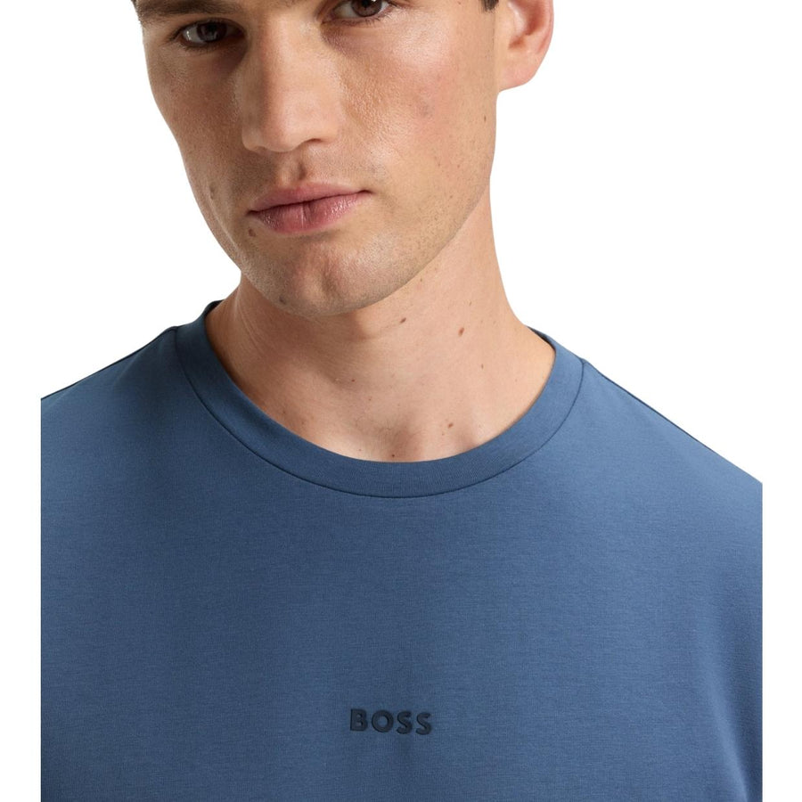 BOSS TChup Stretch Cotton Blue T-Shirt