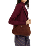 Vivienne Westwood Kate Chocolate Brown Shoulder Bags