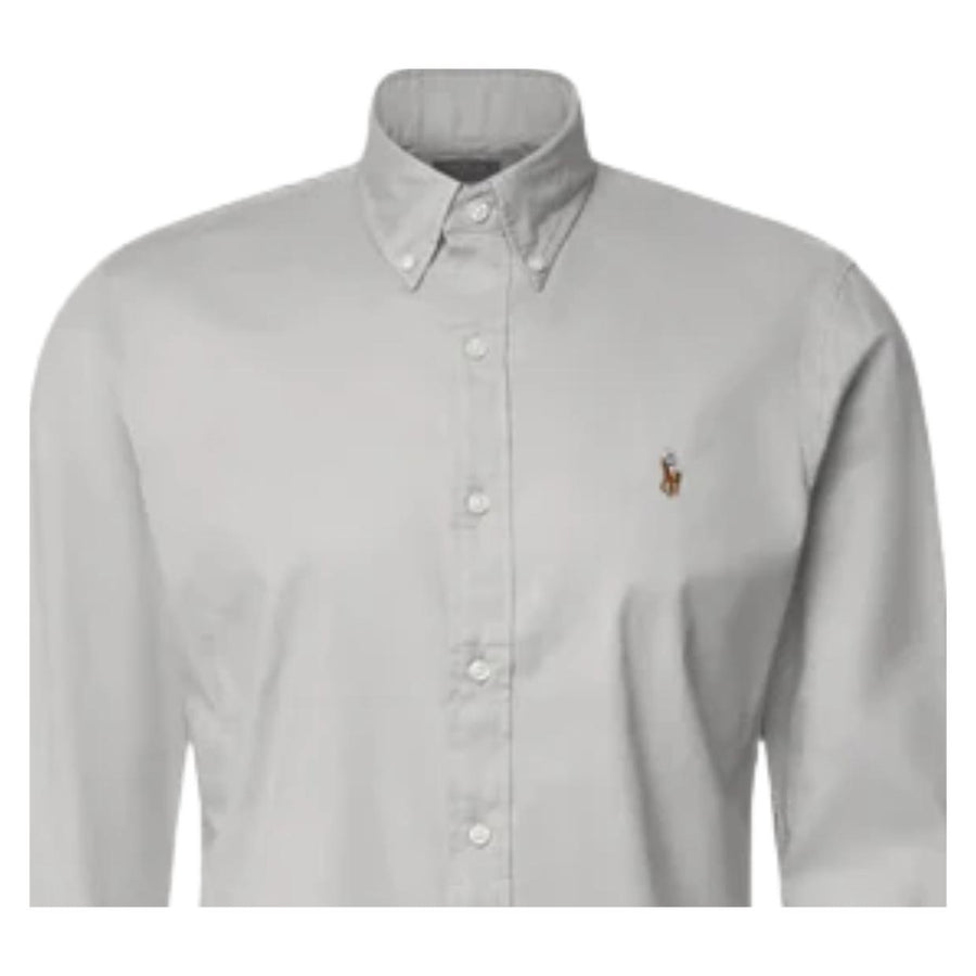 Polo Ralph Lauren Custom Fit Grey Oxford Shirt